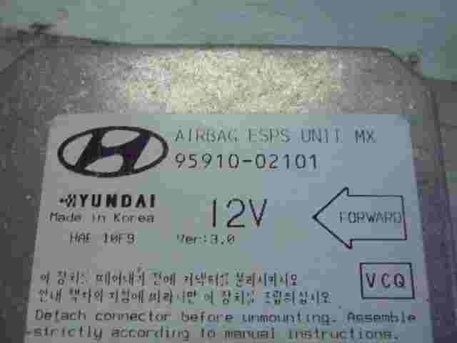 Airbag Centralita Hyundai Atos 9591002101 HAE 10F9 Ver 3.0 11000114 F9H0008943M