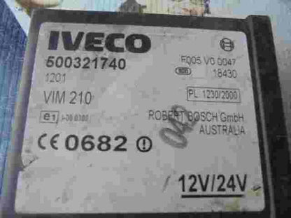 Unidad de control del inmovilizador Iveco Daily E III 41221184 BOSCH F005V00333