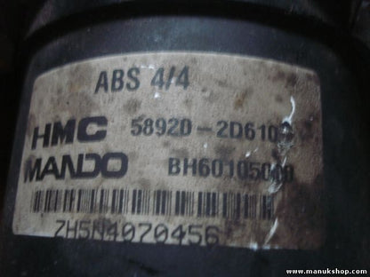 Unidad hidráulica del ABS Hyundai Elantra 5WY7218A 956602d500 589202D610
