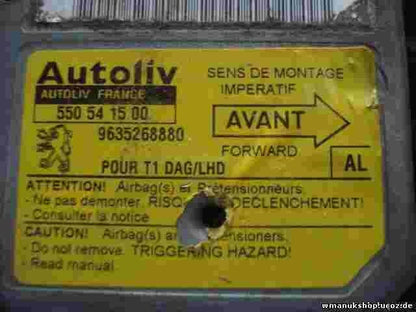 Airbag Centralita Peugeot 206 T1 (AL) 9635268880 550541500 550 54 15 00