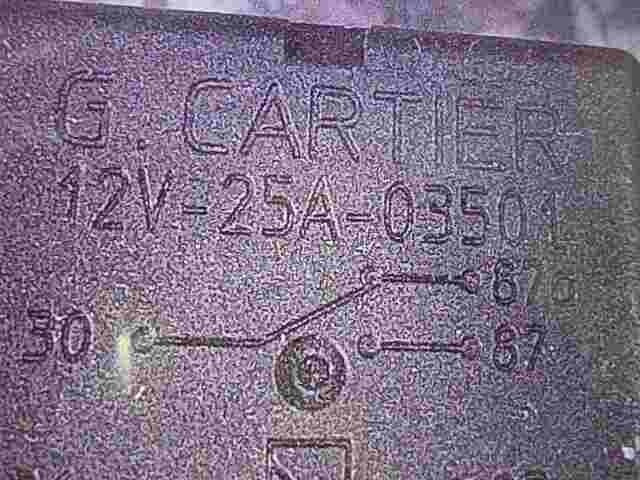 Relé del ventilador del radiador  Peugeot 306 Citroen 12V25A03501 12V-25A-03501