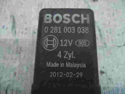 Recocido controlador Glow relé enchufe VW Polo 0281003038 BOSCH 038907281D