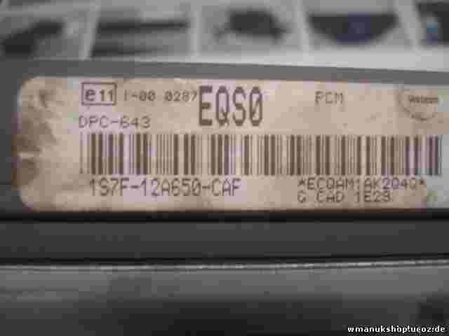 Centralita Ford Mondeo III EQS0 1S7F12A650CAF 1S7F-12A650-CAF VISTEON DPC-643