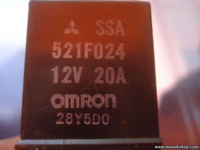 Relé Mitsubhishi Carisma 521F024 SSA 12V 20A OMRON