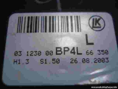 mando botonera elevalunas Mazda 3 III BP4L66350 03 1230 00 BP4L 66350 03123000