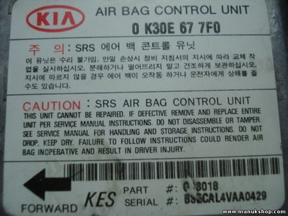 Sensor de impacto de airbag Kia Rio KES 0 K30E 67 7F0 0K30E677F0 OK30E677F0