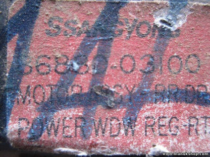 Mecanismo de elevalunas trasero izquierdo SsangYong Musso Korando 8688003100