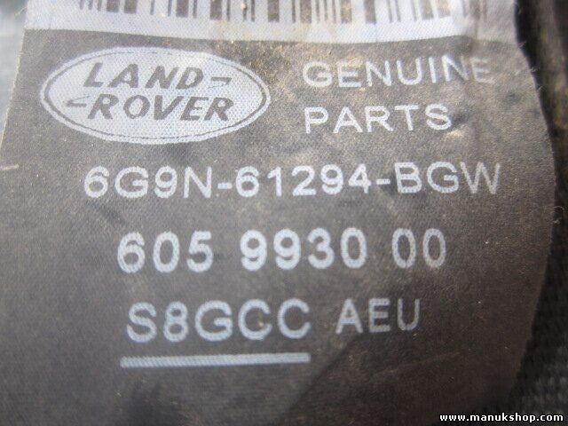 Cinturón de seguridad delantero derecho Land Rover Freelander 6G9N61294BGW