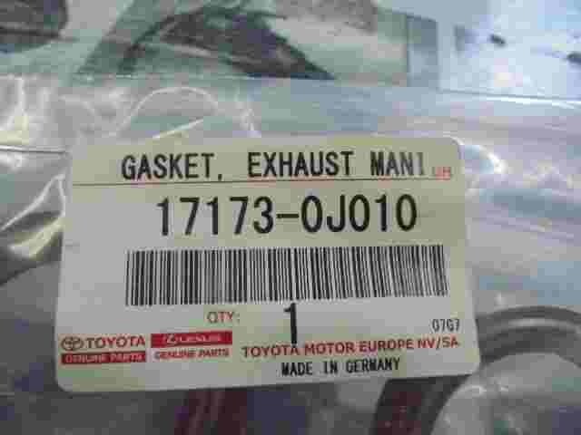 Exhaust Gasket Mani  Toyota Yaris 171730J010 17173-0J010