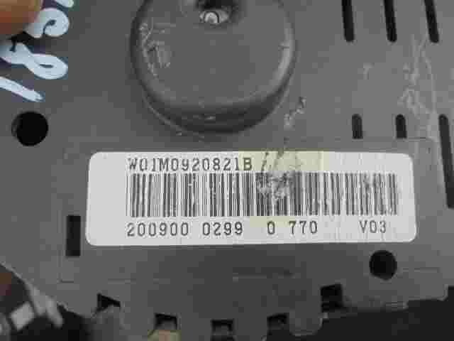 Quadro strumenti Seat Toledo W01M0920821B 01M0920821B VDO 110080075019