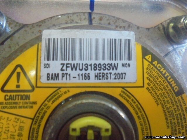 Airbag del volante conductor Ford 021739430 1028768 BAM PT1 1166 ZFWU318933W