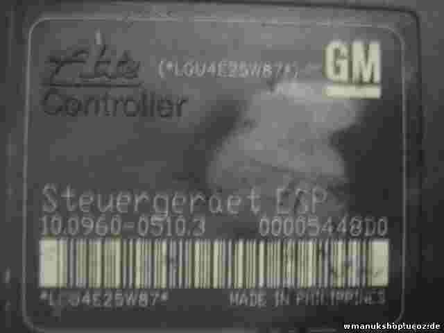 ABS Centralita Opel Astra H GTC 1.6 2005 13157577 GX ATE 10020601274 10096005103