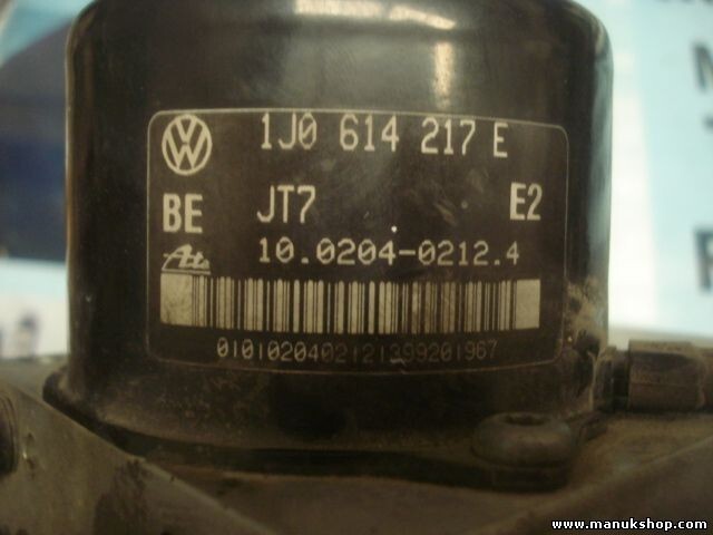 Unidad hidráulica del ABS VW Audi Seat Skoda 1J0907379Q 1J0614217E 1JO907379Q