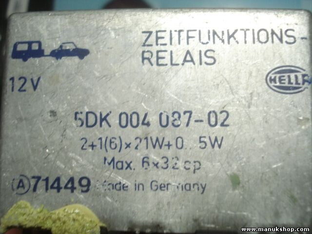 Función de relé temporizado Mercedes-Benz 5DK00408702 5DK 004 087-02 71449