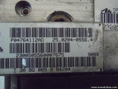 Unidad hidráulica del ABS Chrysler Stratus 2D JXI CAB P04764112AD 25020405573