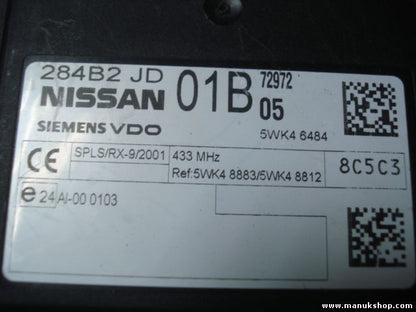 Módulo de control de la carrocería Nissan X-Trail T31 284B2JD01B 5WK46484