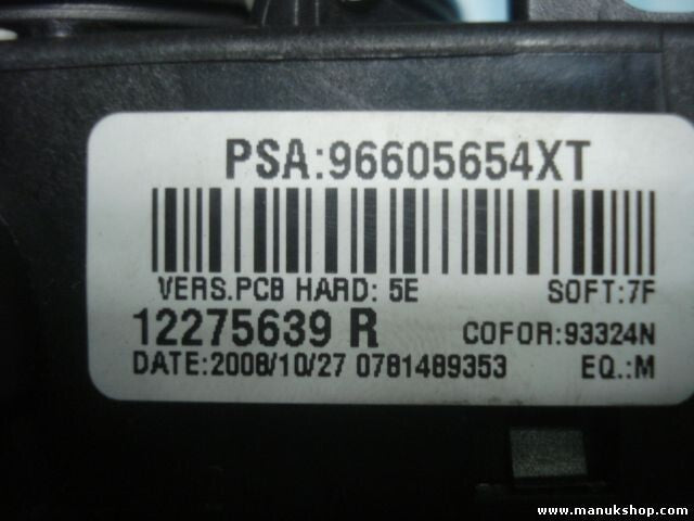 Palanca intermitentes Citroen Xsara Picasso Peugeot 807 96605654XT 12275639R