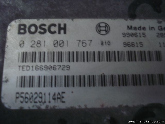 Centralita del motor Craysler Jeep Grand P56029114AE 56029114AE 0281001767