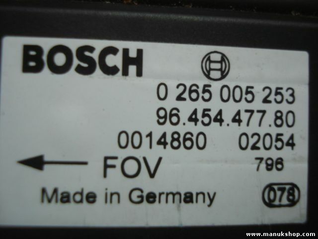 Sensore ESP/Fiat Ulysse Citroen C8 Peugeot Lancia Phedra 9645447780 0265005253