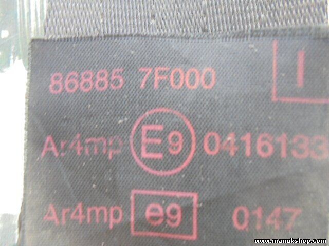 Cinturón de seguridad delantero izquierdo Nissan Ford Maverick II R20 868857F000