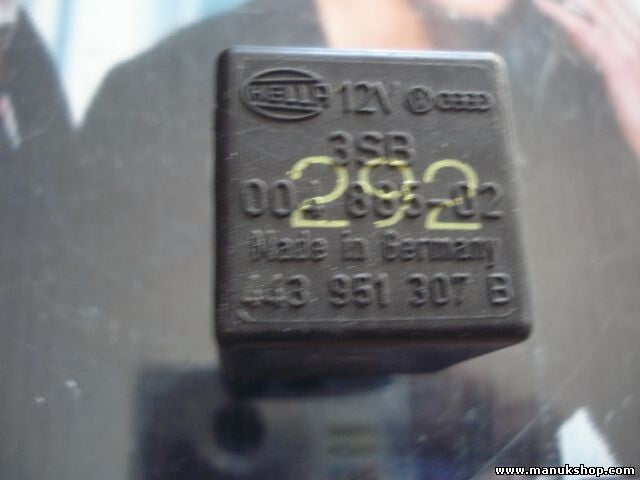Zumbador luz relé Audi Seat 443951307B 443 951 307 B HELLA 00488502 Nr.292