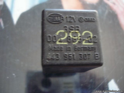 Zumbador luz relé Audi Seat 443951307B 443 951 307 B HELLA 00488502 Nr.292