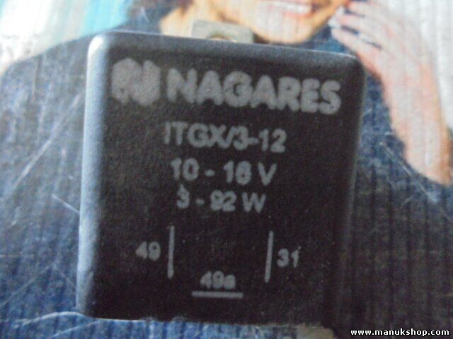 Relé MAN TGX 18.480 2011 ITGX/3-12 ITGX312 NAGARES