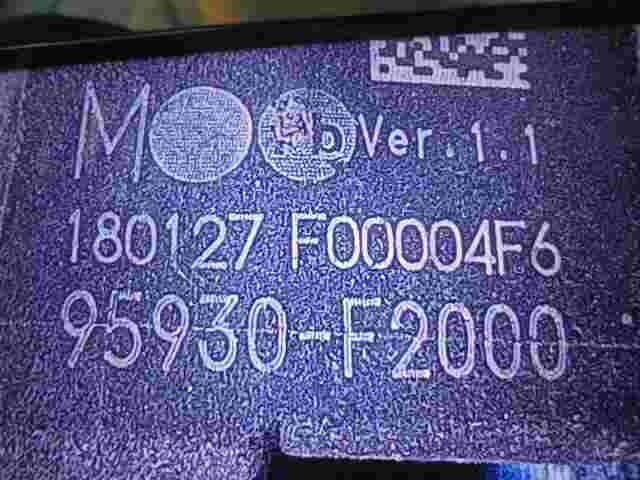 Airbag Centralita Hyundai Kia 95930F2000 95930-F2000 180127 F00004F6