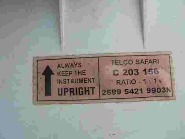 Cuadro de instrumentos Tata Safari 269954219903N C203156 D10P0249A