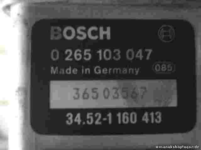 ABS Centralita BMW E34 525 1989-1995 34521160413 BOSCH 0265103047