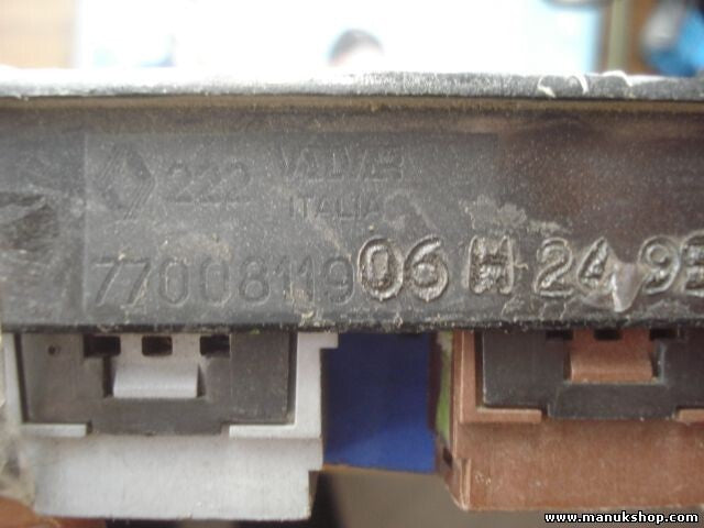 mando botonera elevalunas Renault Safrane 7700811906H 7700811906