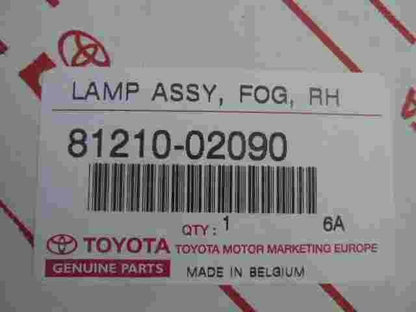 Faro antiniebla delantero derecho Toyota Corolla  Verso 8121002090 81210-02090