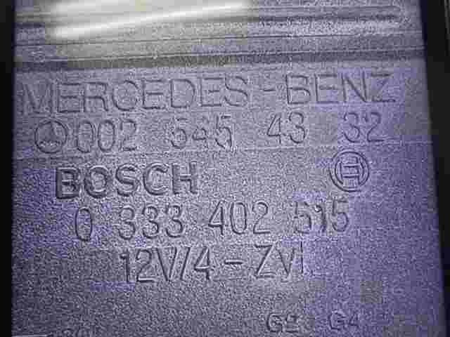 Bagliore relè spina Mercedes-Benz 190 W201 W124 0025454332 BOSCH 0333402515