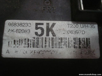 Caja de fusibles Chevrolet Aveo 96838233 AK-62083 T250 U/H -35