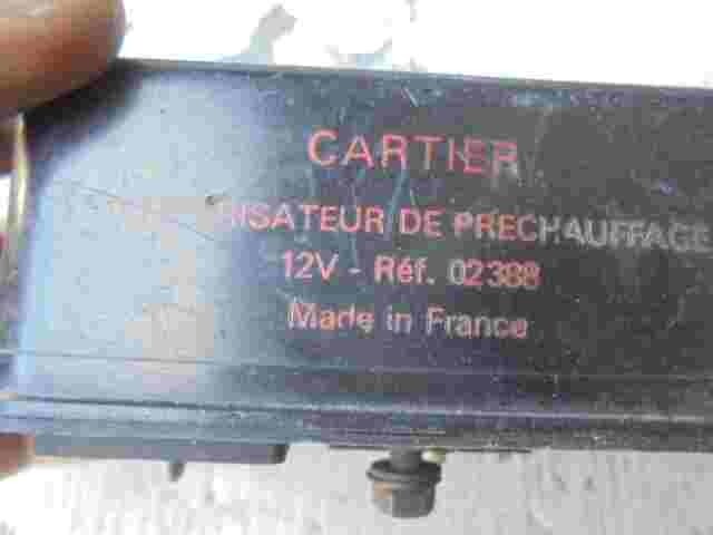 Regolatore di cottura Glow relè spina Cartier Ref 02388 12-Ref 02388