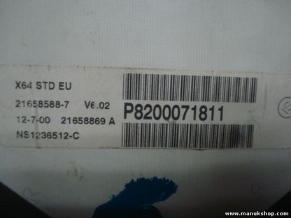 Cuadro de instrumentos Renault 21658588-7 P8200071811 8200071811 216588693