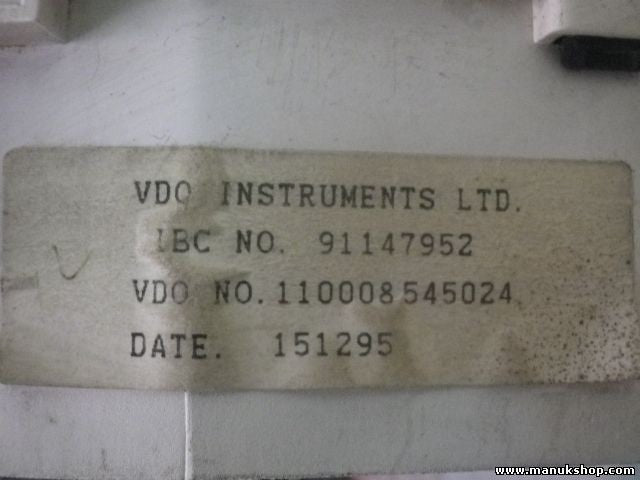 Cuadro de instrumentos Opel frontera VDO 110008545024 110.008.545.024 91147952