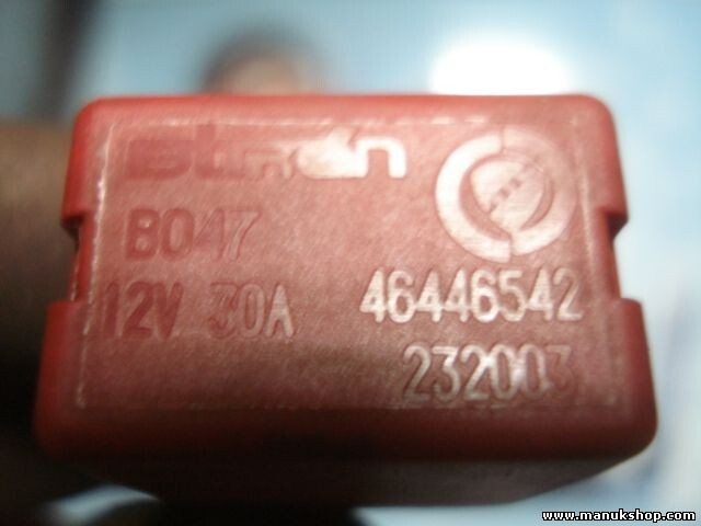 Relé Alfa Romeo Fiat Multipla Bitron B047 232003 46446542 0046446542 12V 30A