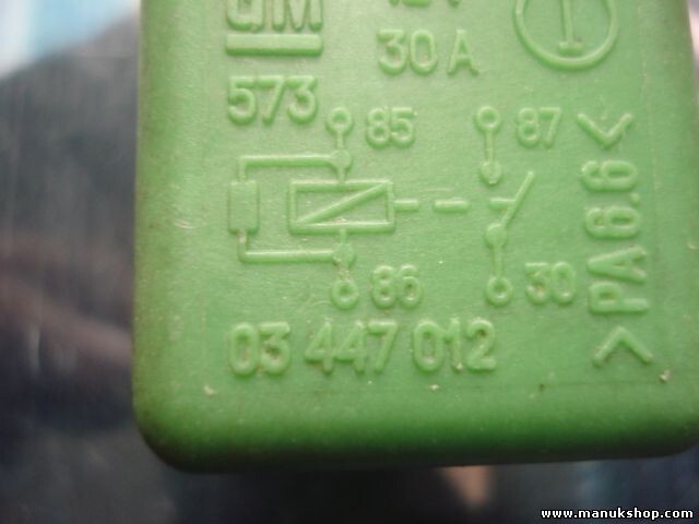 Relé Opel Astra Corsa Vectra Omega 03447012 03 447 012