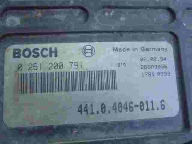 Centralita VW Volkswagen Skoda Favorit 441040460116 BOSCH 0261200791 26SA3056