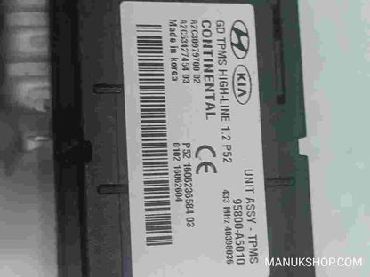 Controlador de Parking Hyundai i30 1.2 P52 95800A5010 95800-A5010 A2C30979700