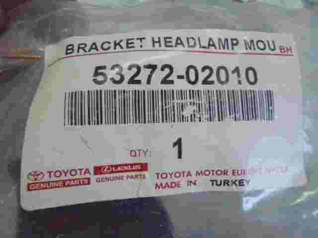 Montaggio proiettore staffa LH Toyota Auris 5327202010 53272-02010