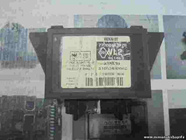 Control de la unidad de alarma inmovilizador módulo Renault 7700846397B