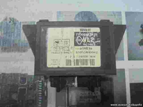 Control de la unidad de alarma inmovilizador módulo Renault 7700846397B