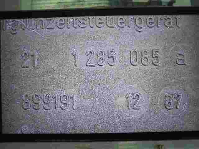 Recocido controlador Glow relé enchufe BMW 5 E34 E28 BMW 3 E30 1285085A 899191