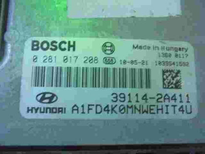 Centralita Hyundai i30  391142A411 1039S41592 A1FD4K0MNWEHIT4U BOSCH 0281017208