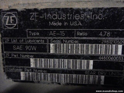 Grupo Diferencial Trasero Mercedes-Benz 4460310012 4460-310-012 AE-15 2981210509