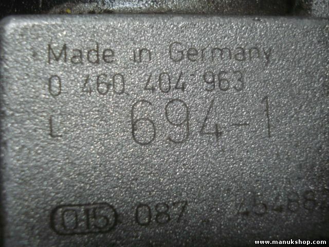 Bomba de inyección Chrysler Voyager III 2.5TD 2003 029001891 BOSCH 0460404963 