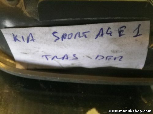 Maneta Manija de puerta Interior trasero derecho Kia Sportage 1994-2001 83 CV 
