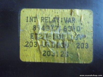 Relé del limpiaparabrisas Opel Monterey Isuzu ET20101 894377 6310 8943776310